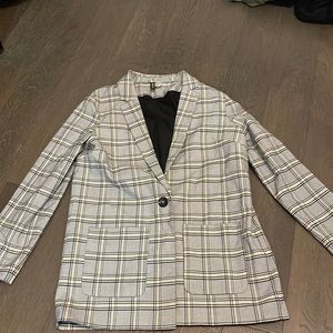 H&M Plaid Blazer